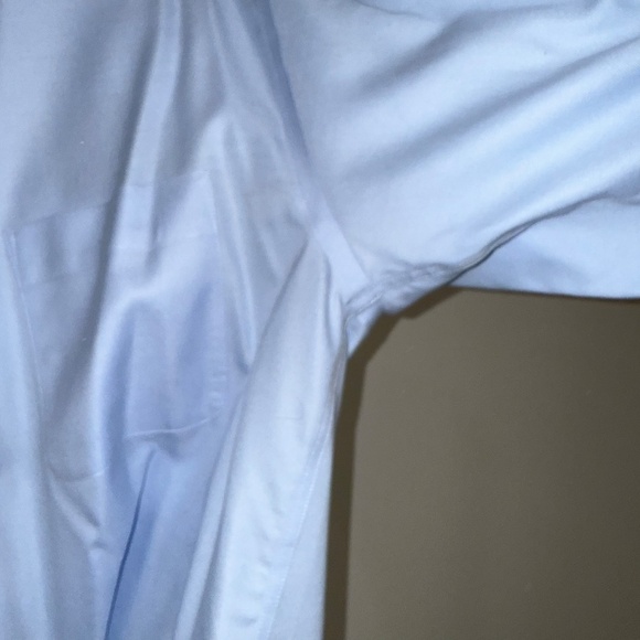 PRONTO UOMO Mens 15.5 34/35 Light Blue Long Sleeve Button Up Dress Shirt OO20 - Picture 3 of 4